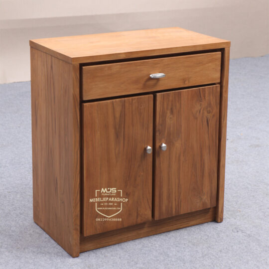 cabinet jati minimalis modern lemari kecil