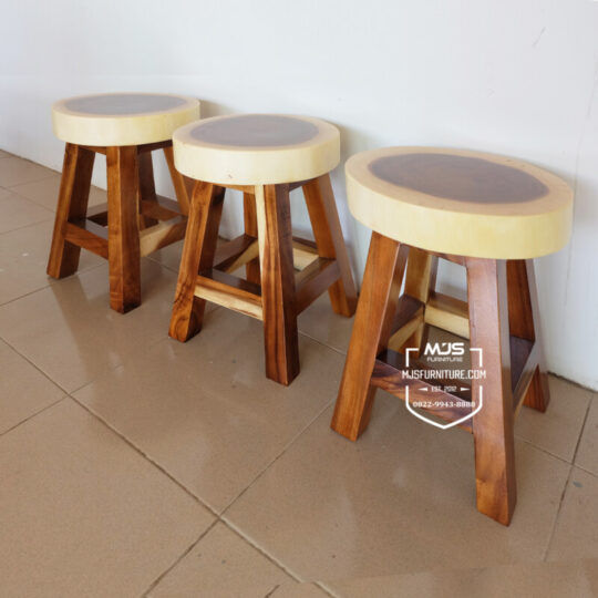 kursi cafe stool bundar